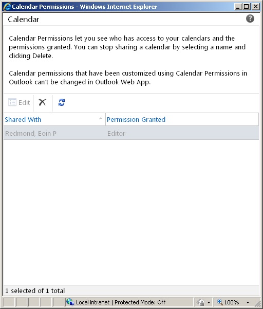 Calendar permissions 2