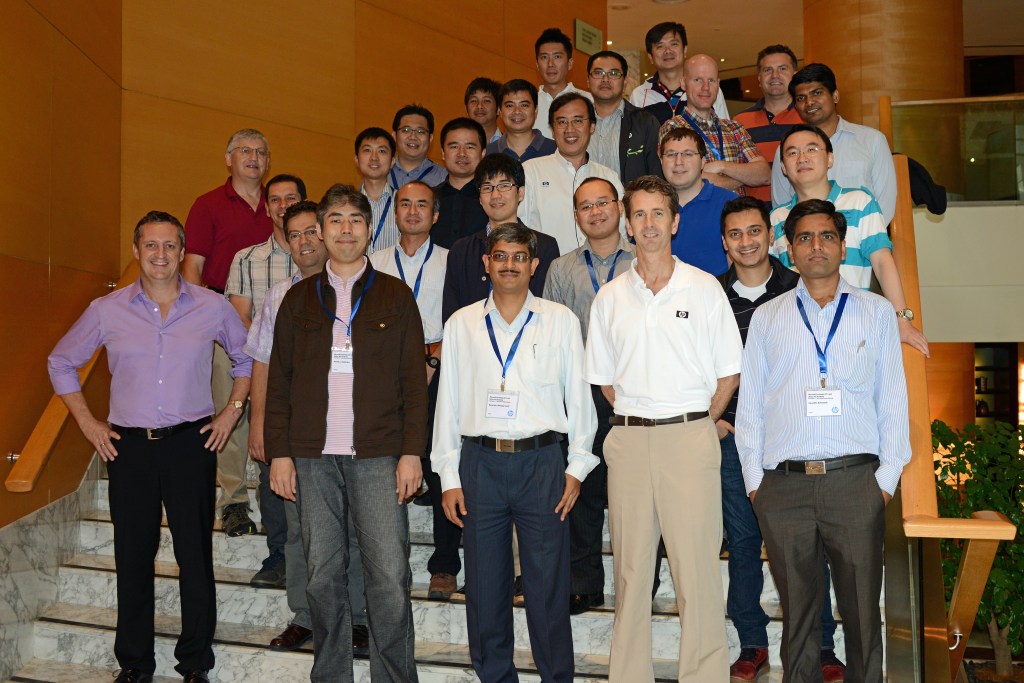 Smiling group of attendees at Exchange 2013 training in KL