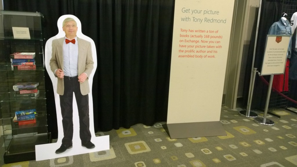 Cardboard Tony at the Exchange Museum