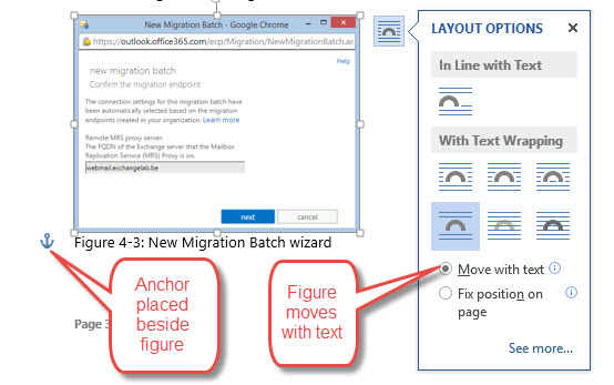 Anchors in a Word document