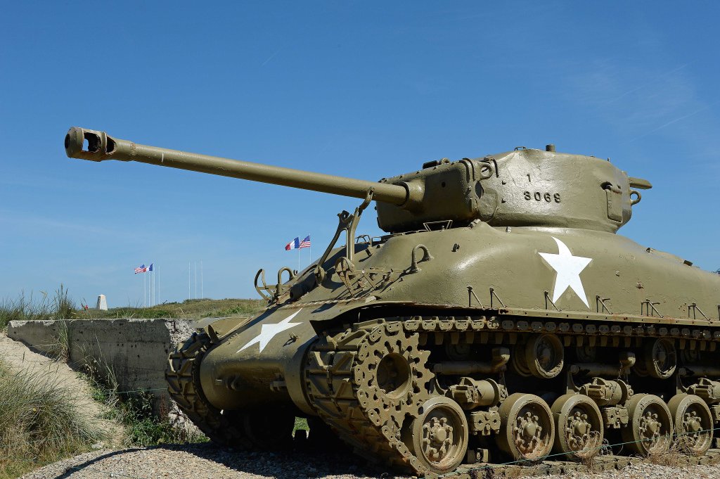 M-4 Sherman Tank at Utah Beach