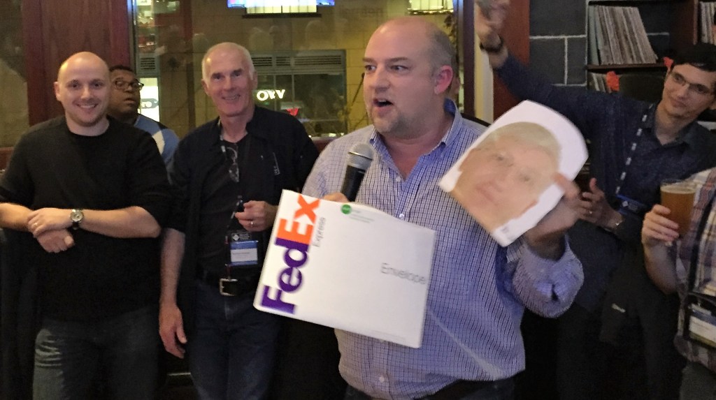 Greg Taylor and Flat Tony's head (See https://sway.com/PtkVrFyi2ee5zizc for more information