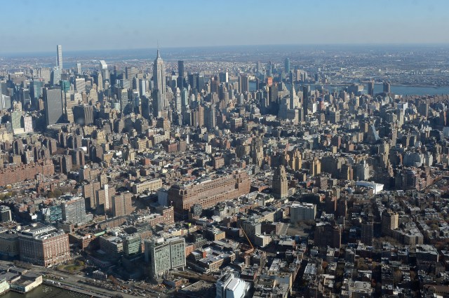 Midtown with the Empire State Building in the center