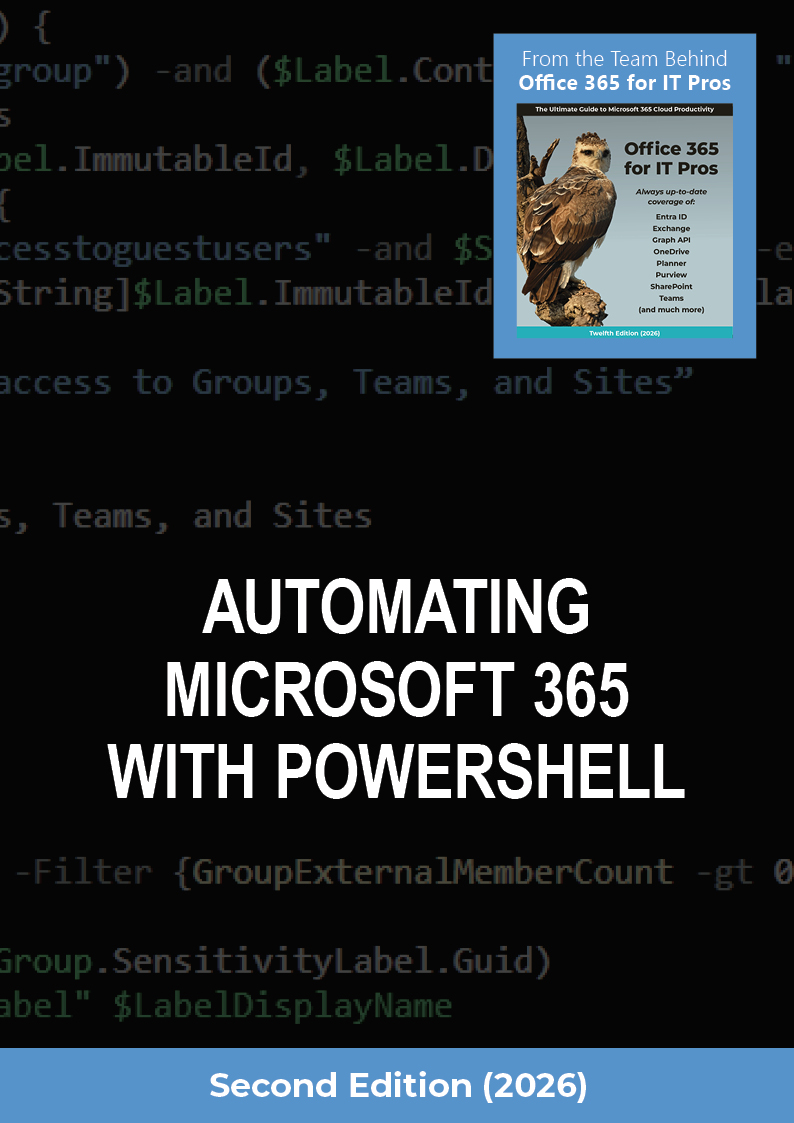 Automating Microsoft 365 with PowerShell eBook